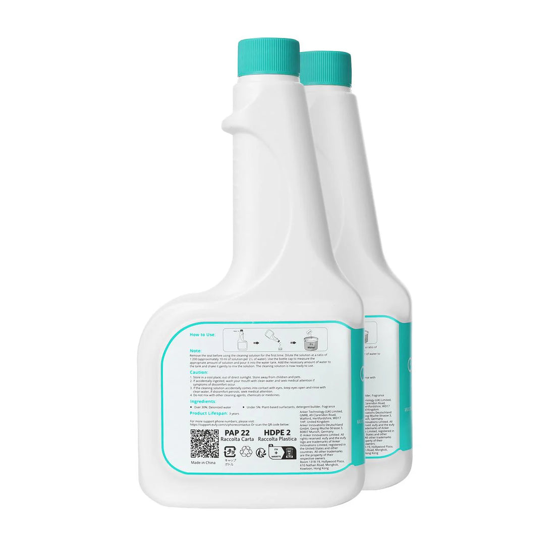 Anker Eufy Hard Floor Cleaning Solution (2 Bottles) - PhoneBuzz