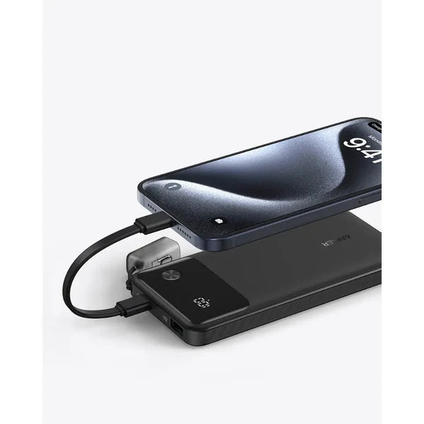 Anker Power Bank Powercore 10000mAh 22.5W Portable Charger with USB C Lanyard Cable A1388   0 reviews - PhoneBuzz