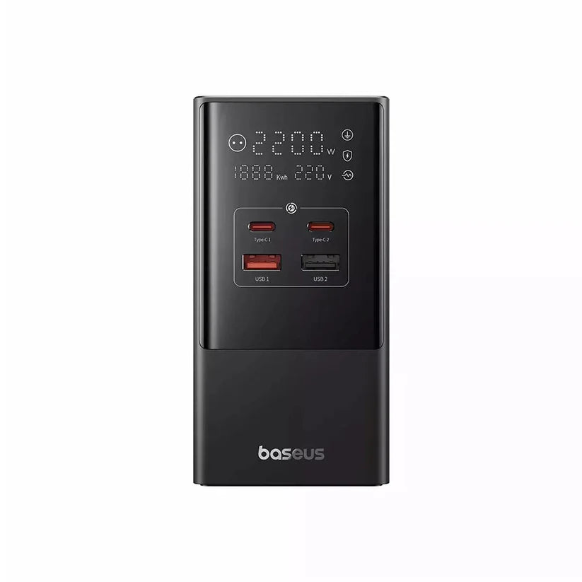 OS-Baseus PowerCombo Tower Digital PowerStrip 3AC+2U+2C 35W with 1.5m Power Cord