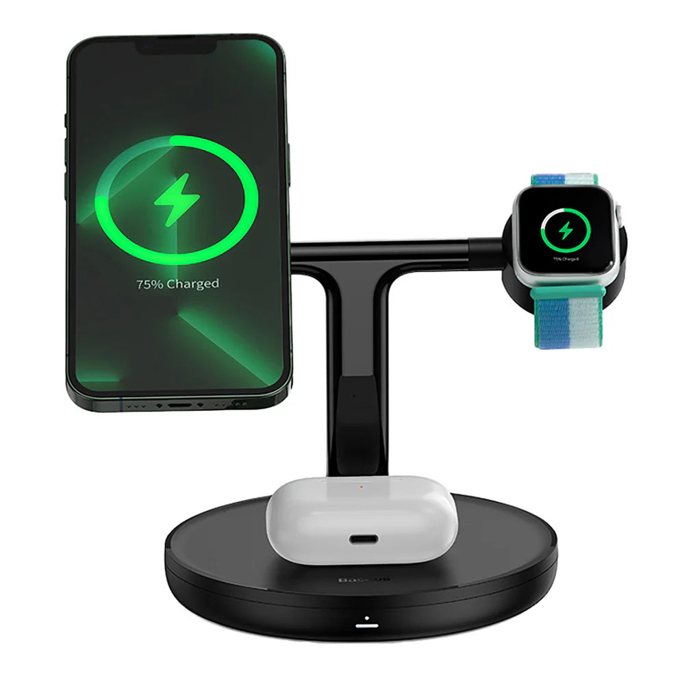 Baseus Swan 3-in-1 Wireless Magnetic Charging Bracket 20W Universal version （ Include: USB For type-C 3A 1m）